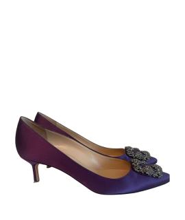 MANOLO BLAHNIK Лодочки на низком каблуке