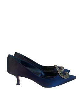 MANOLO BLAHNIK Лодочки на низком каблуке