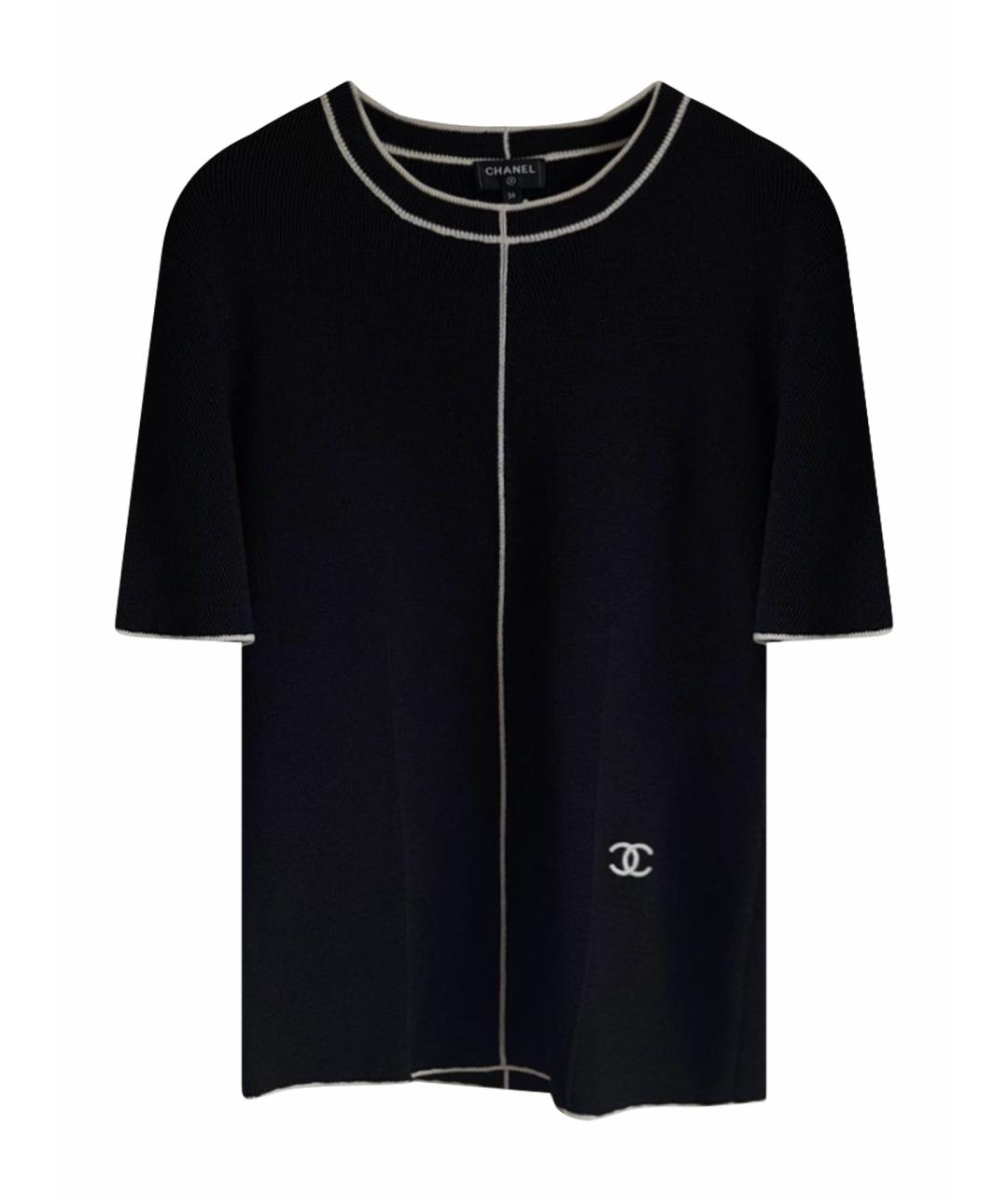 CHANEL Черный джемпер / свитер, фото 1
