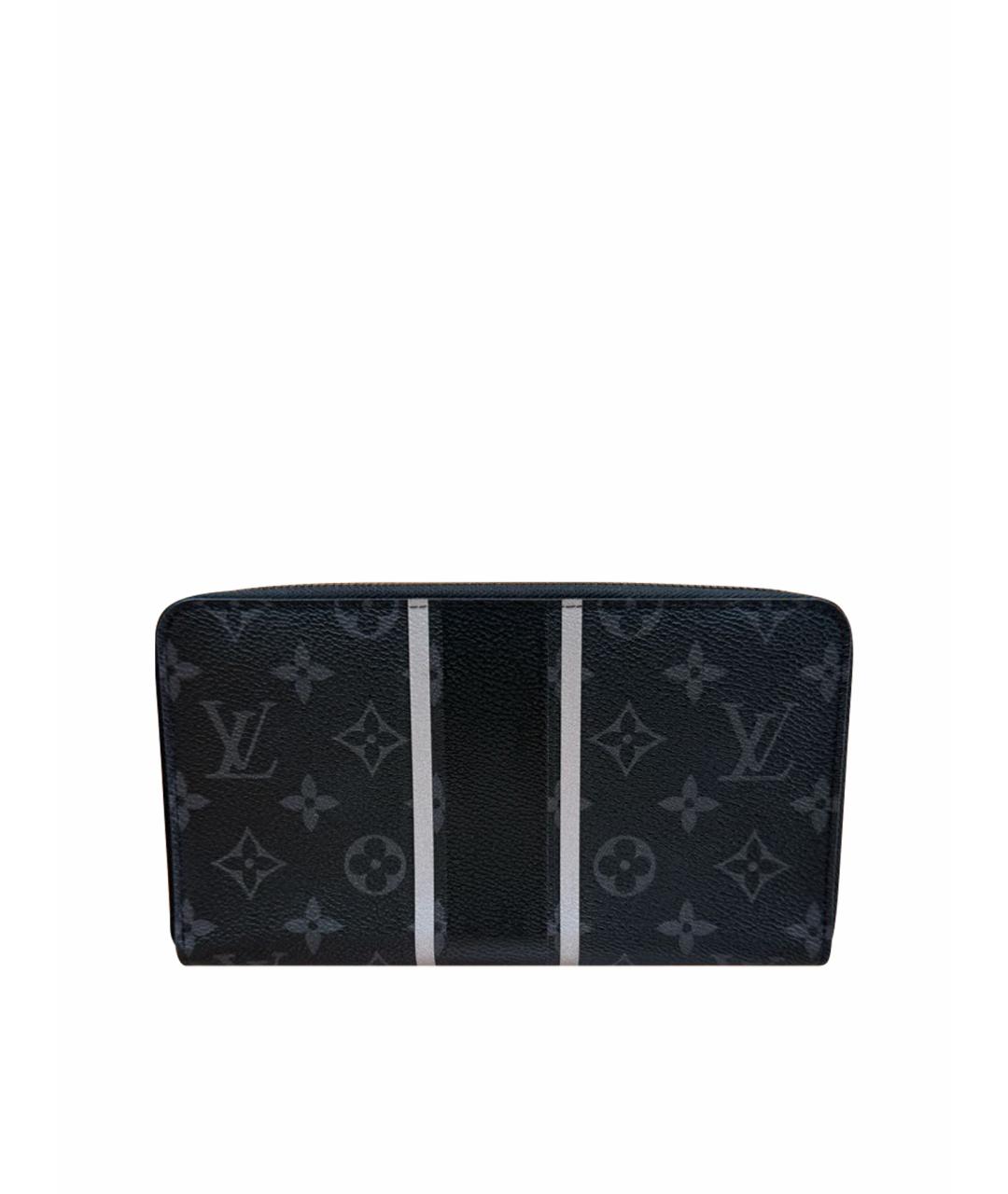 LOUIS VUITTON Черный кошелек из лакированной кожи, фото 1