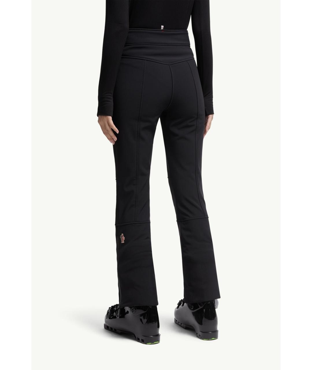 MONCLER Черные полиэстеровые спортивные брюки и шорты, фото 5