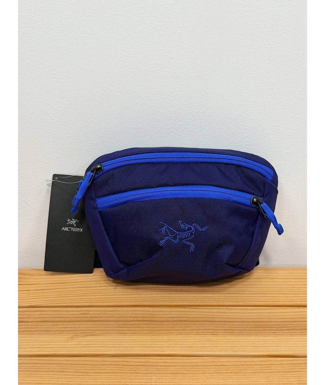ARCTERYX Синяя синтетическая поясная сумка, фото 5