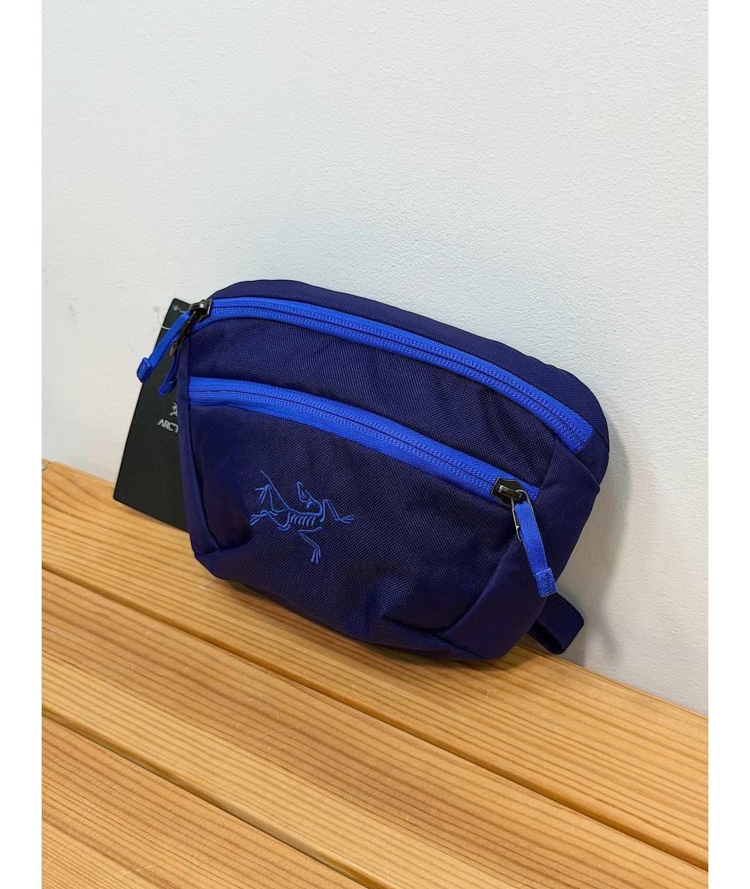 ARCTERYX Синяя синтетическая поясная сумка, фото 2