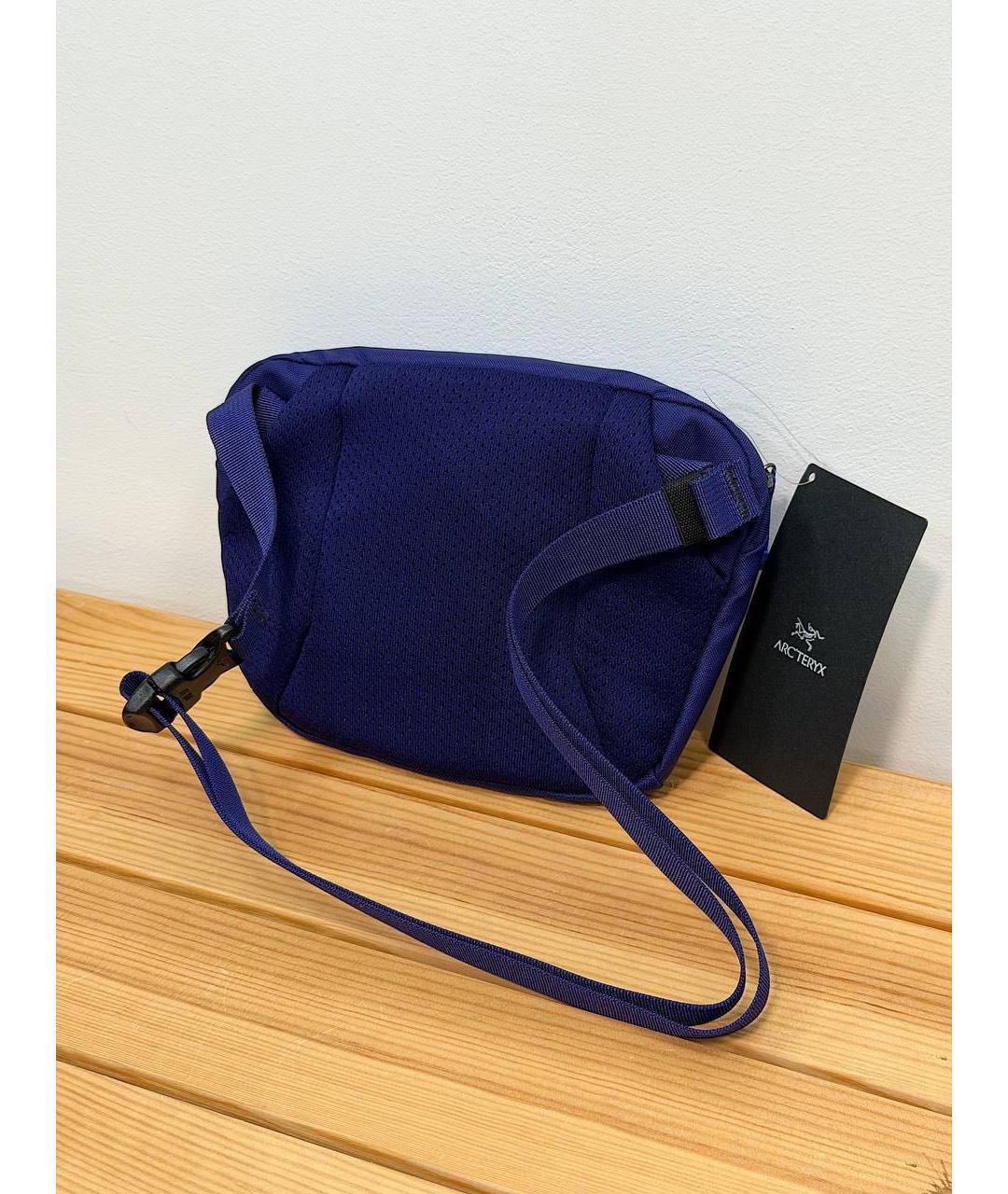 ARCTERYX Синяя синтетическая поясная сумка, фото 3