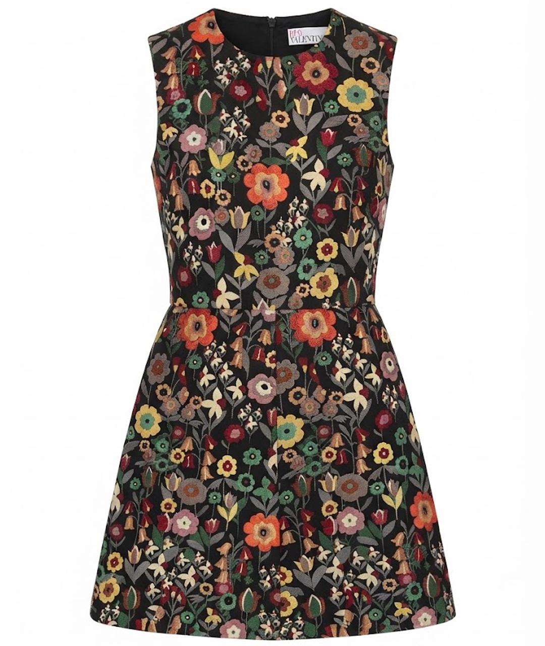 RED VALENTINO Черное коктейльное платье, фото 1