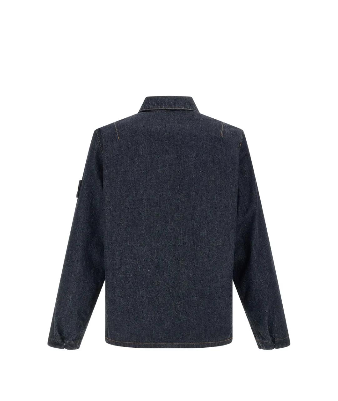 STONE ISLAND Синяя хлопковая куртка, фото 2