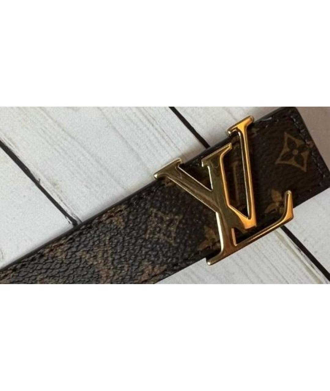 LOUIS VUITTON Коричневый ремень, фото 4