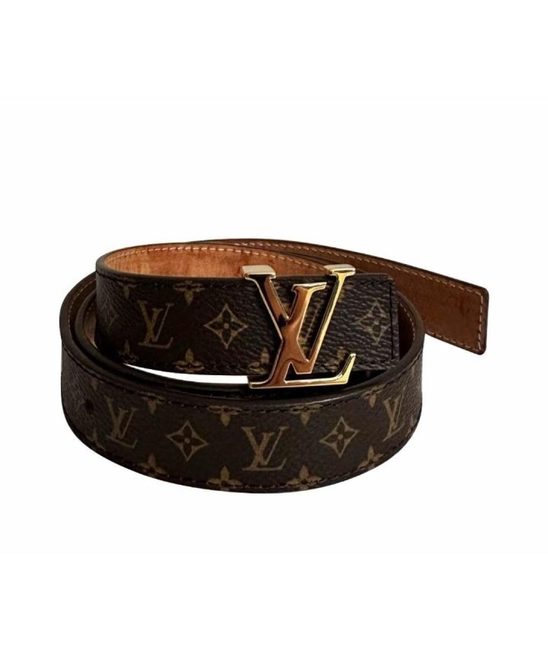 LOUIS VUITTON Коричневый ремень, фото 1