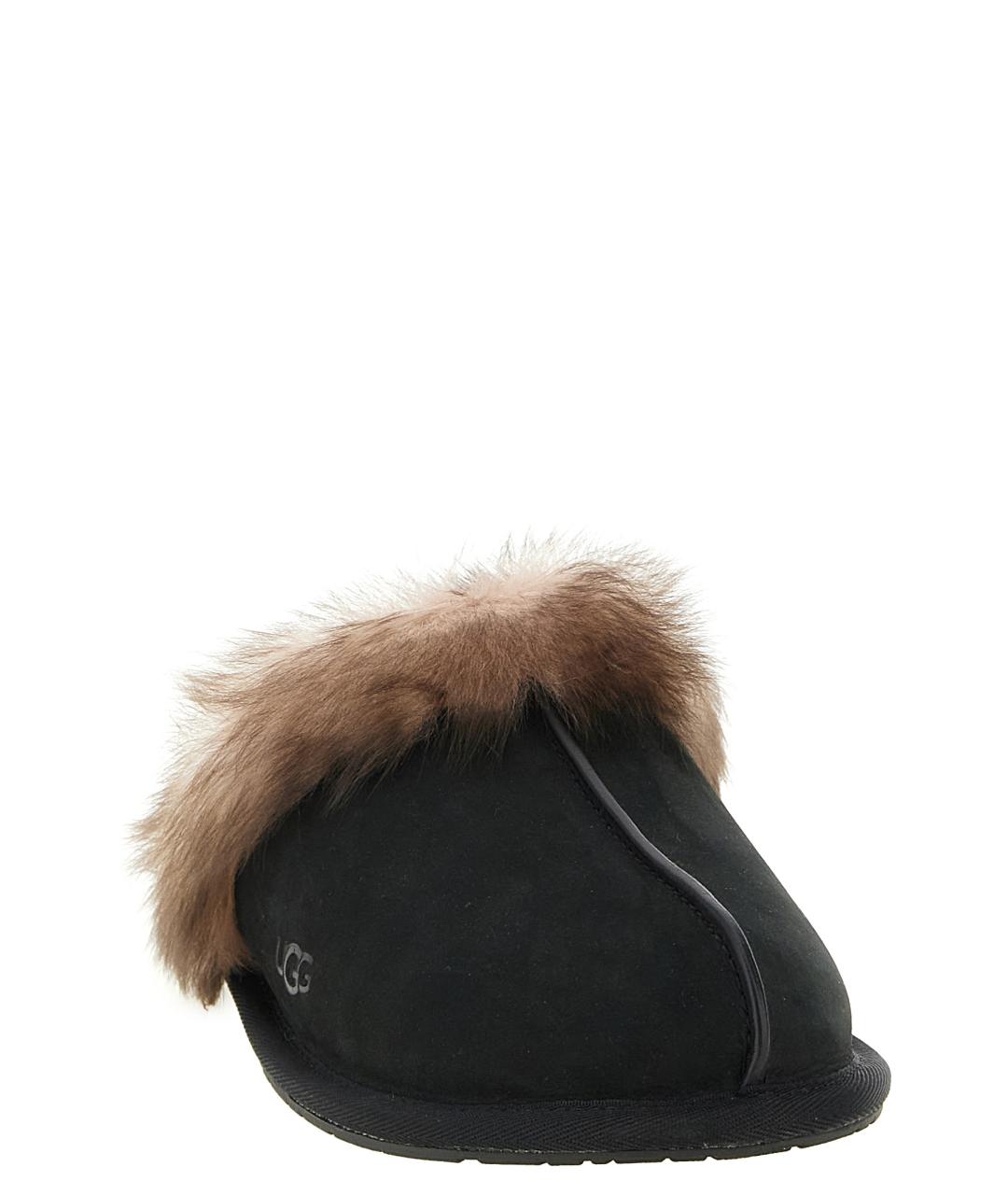 UGG Черные замшевые сабо, фото 2