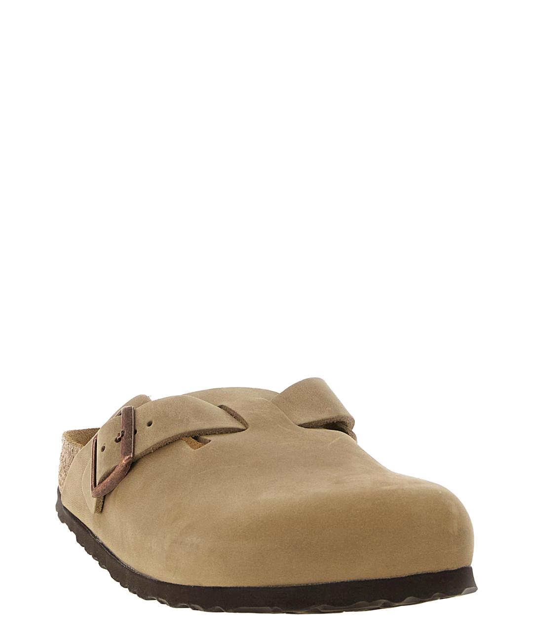 BIRKENSTOCK Бежевые замшевые сандалии, фото 2