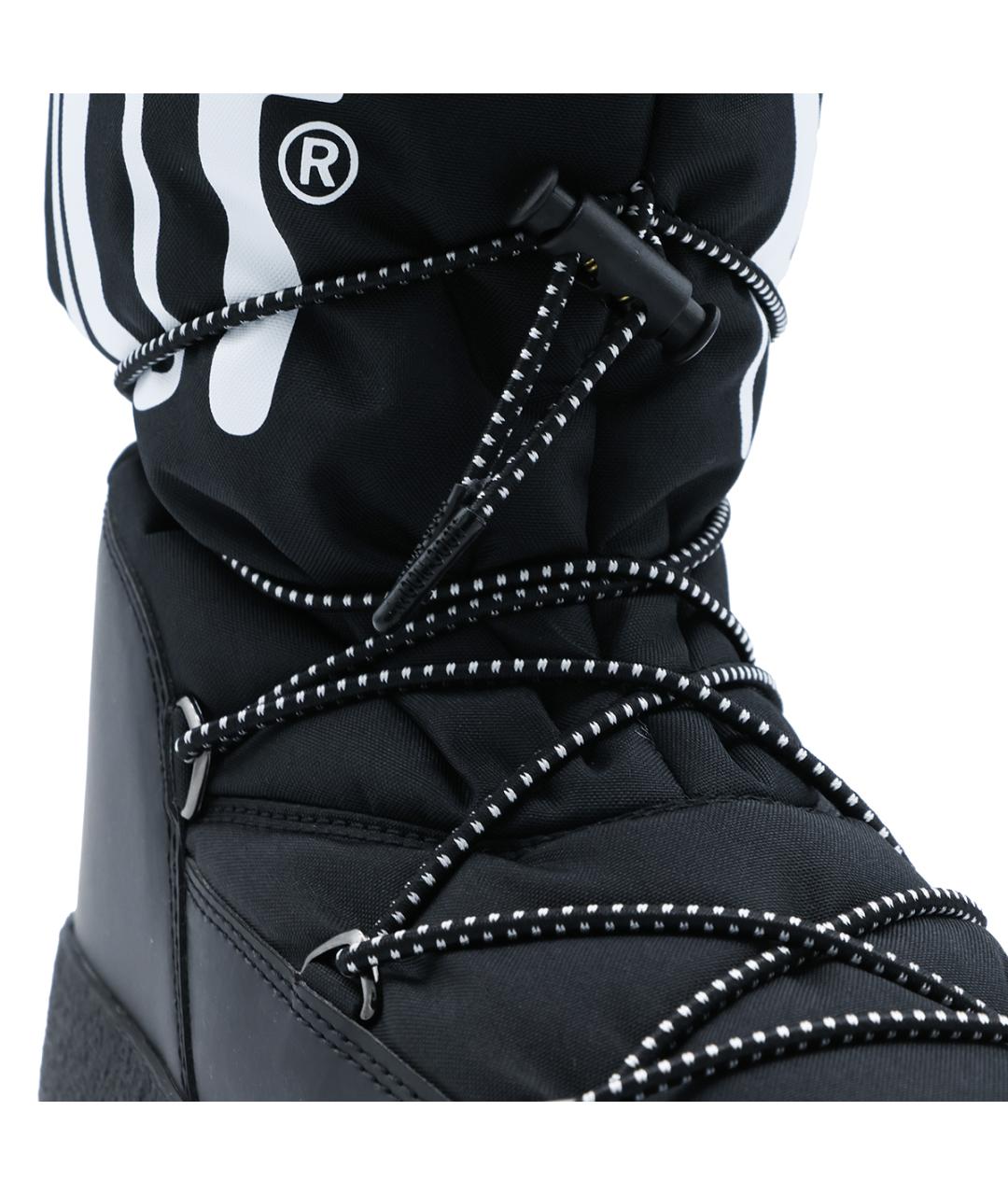 MOON BOOT Черные текстильные высокие ботинки, фото 4