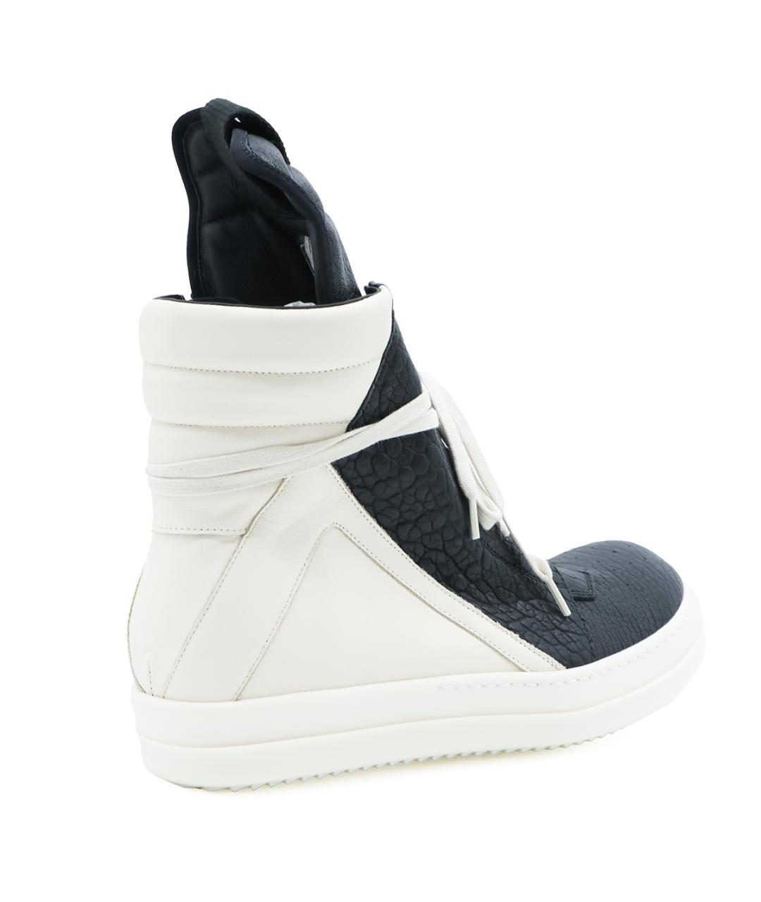 RICK OWENS Мульти кожаные высокие кроссовки / кеды, фото 3