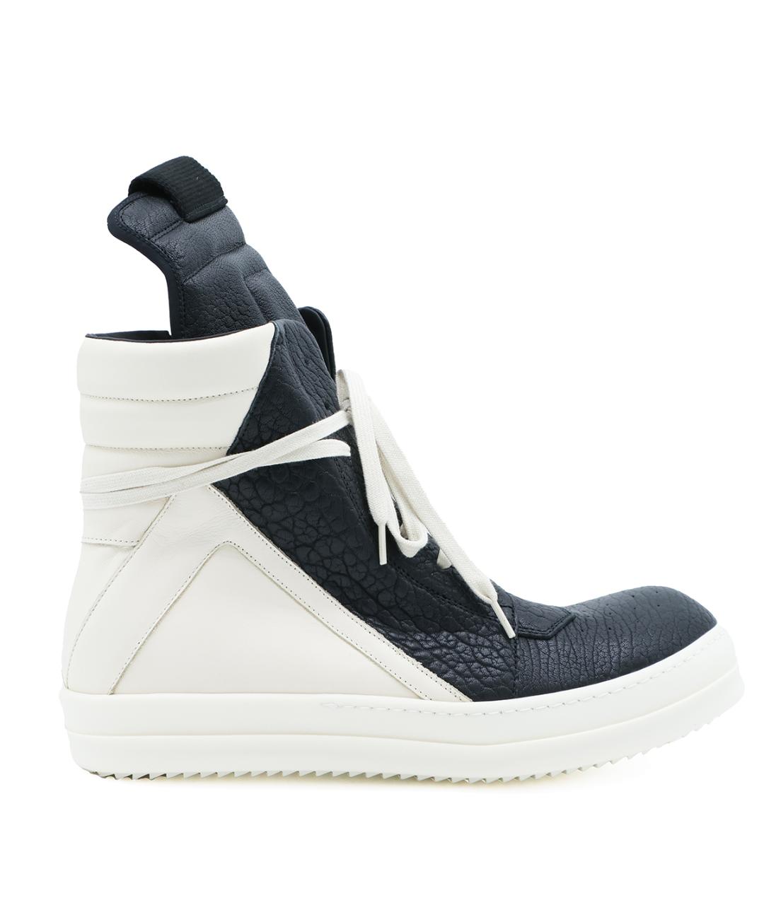 RICK OWENS Мульти кожаные высокие кроссовки / кеды, фото 1