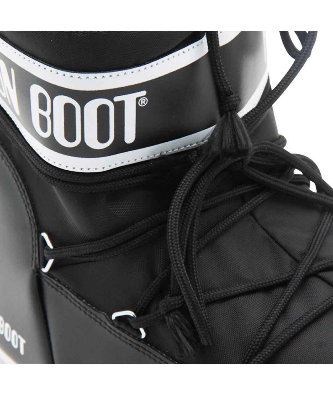 MOON BOOT Черные текстильные ботинки, фото 4