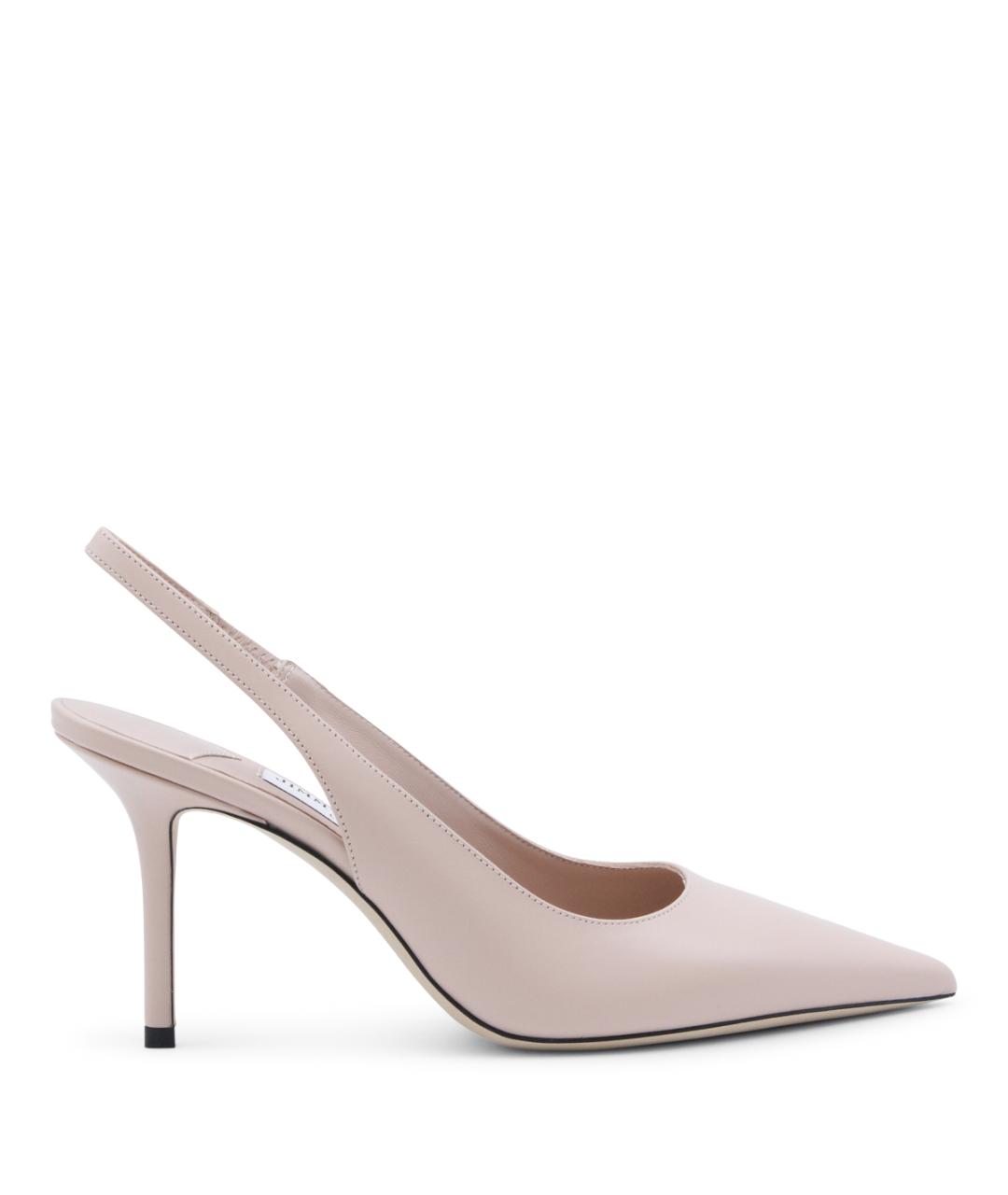 JIMMY CHOO Розовые кожаные туфли, фото 1