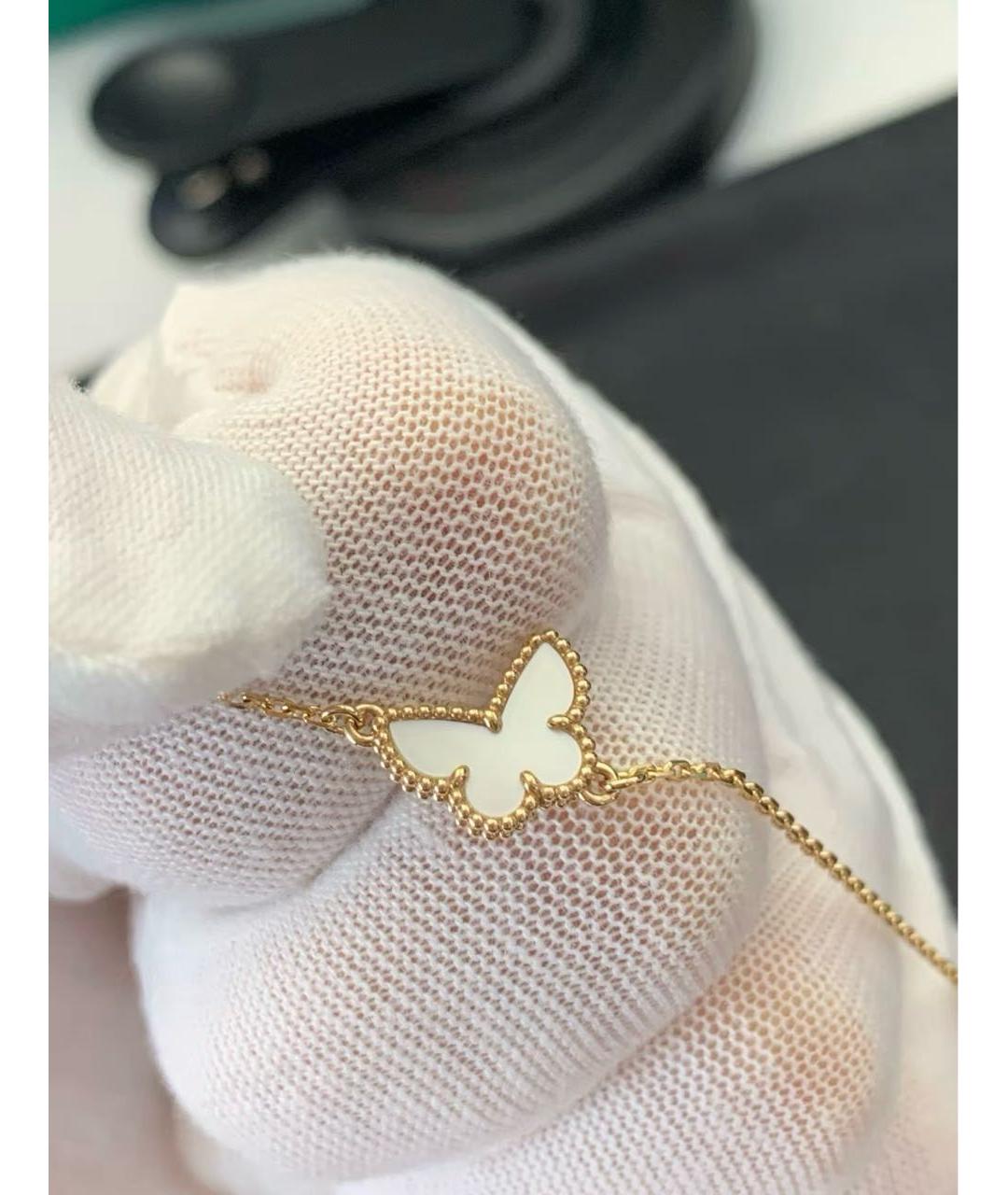 VAN CLEEF & ARPELS Белый браслет из желтого золота, фото 3