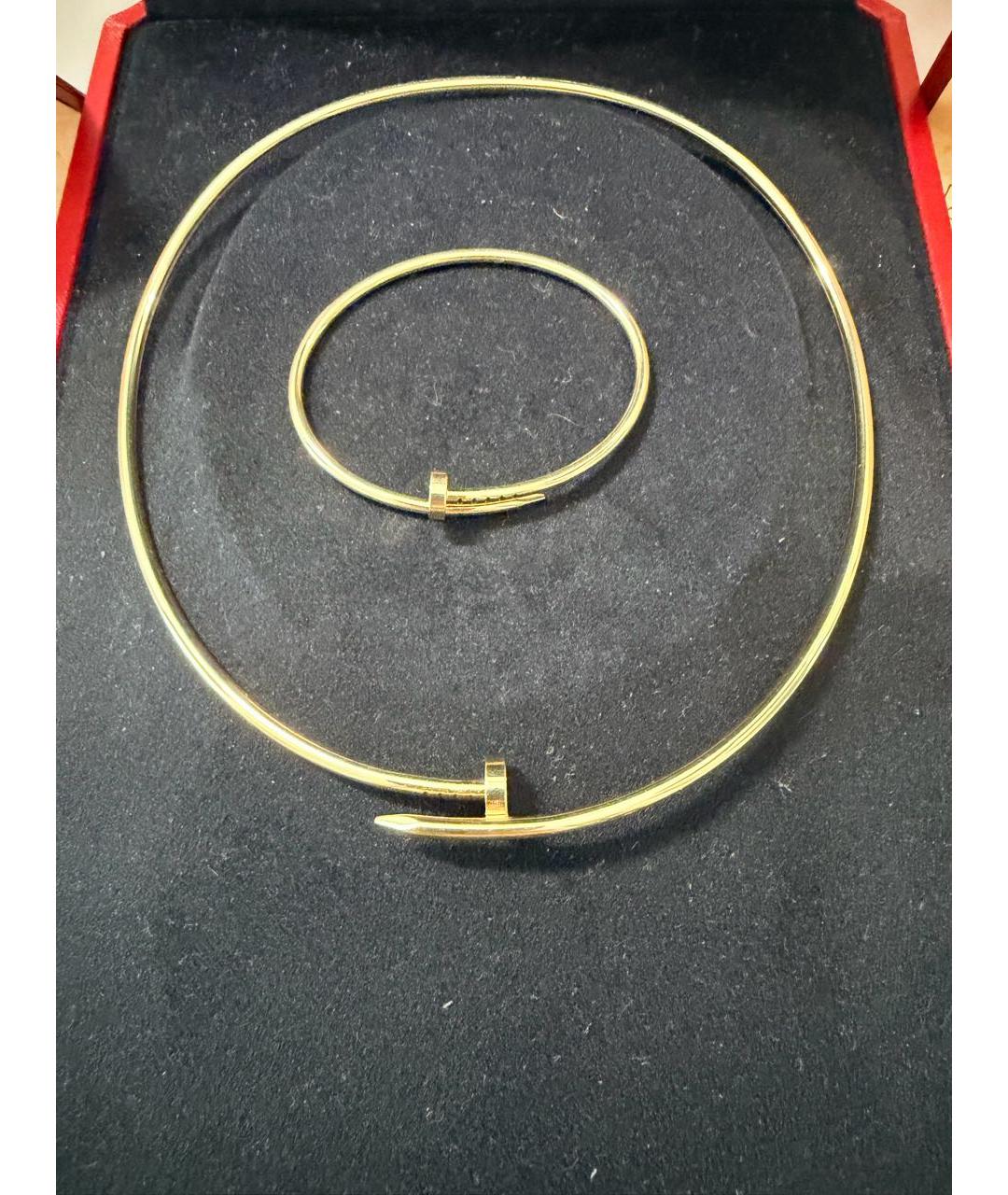 CARTIER Золотой комплект из желтого золота, фото 2