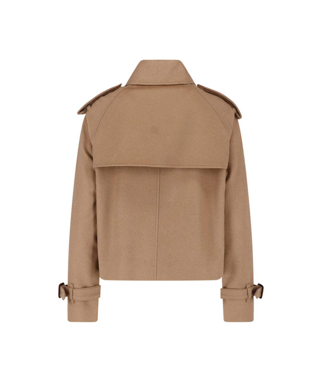 BURBERRY Коричневая кашемировая куртка, фото 2
