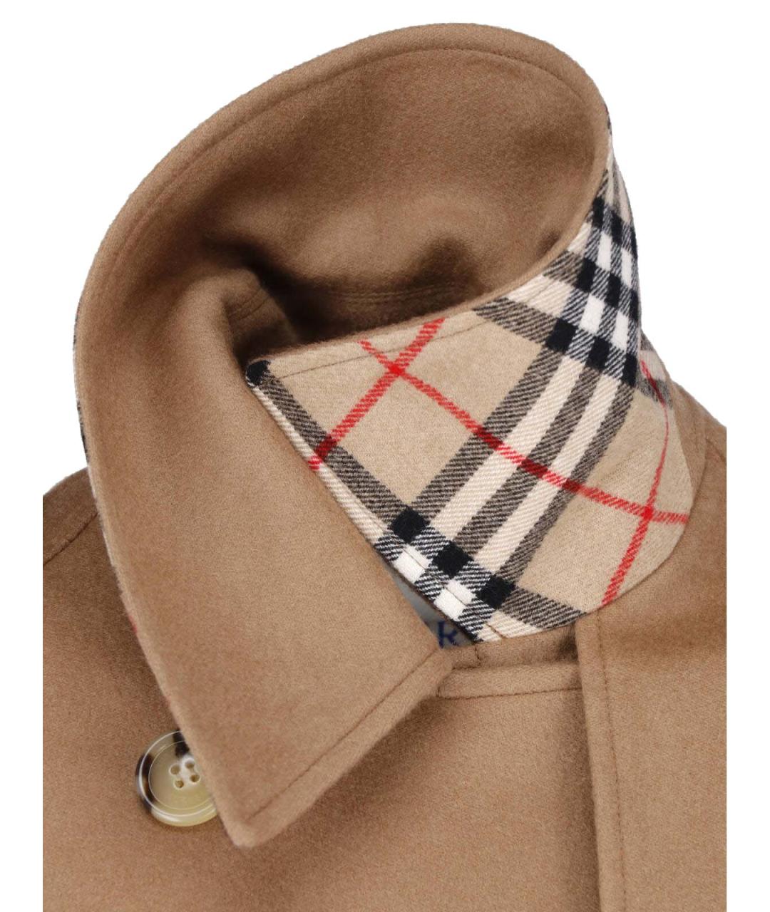 BURBERRY Коричневая кашемировая куртка, фото 5
