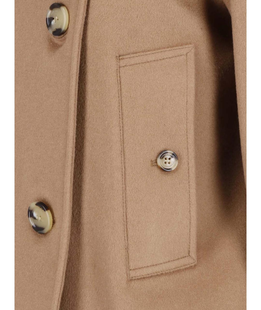 BURBERRY Коричневая кашемировая куртка, фото 3
