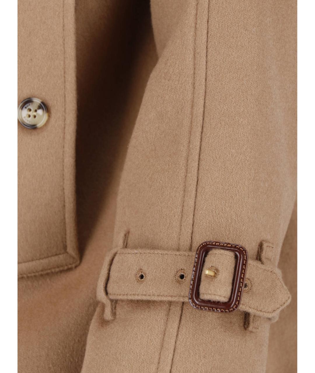 BURBERRY Коричневая кашемировая куртка, фото 4