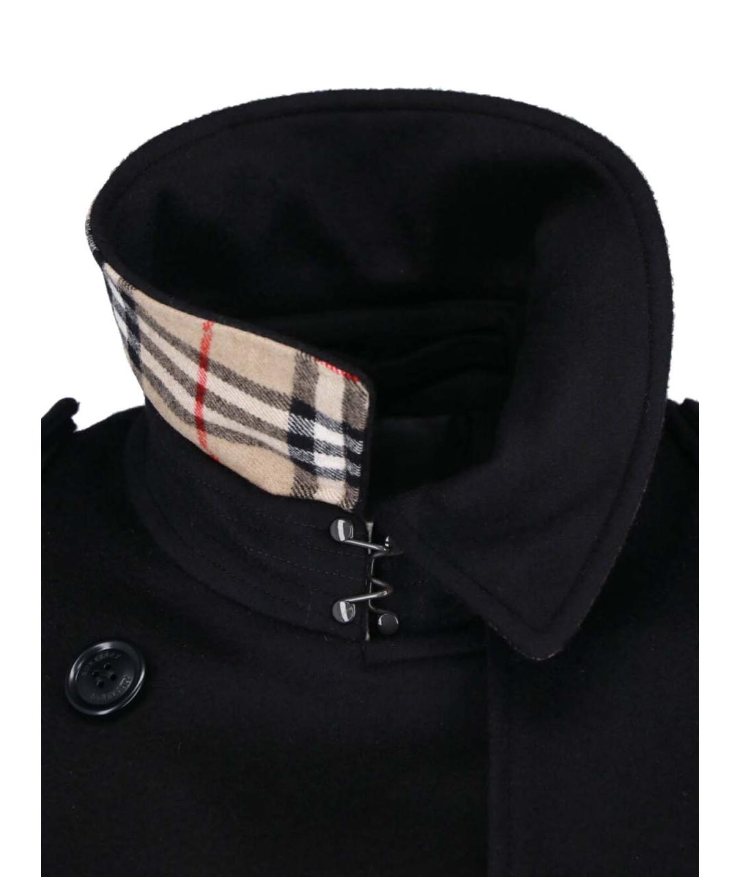 BURBERRY Черная кашемировая куртка, фото 3