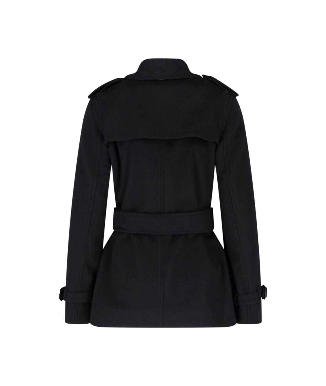BURBERRY Черная кашемировая куртка, фото 2