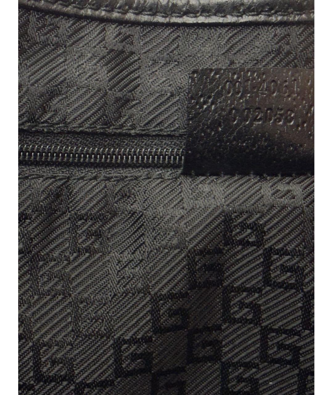 GUCCI Темно-синяя сумка через плечо из канвы, фото 8