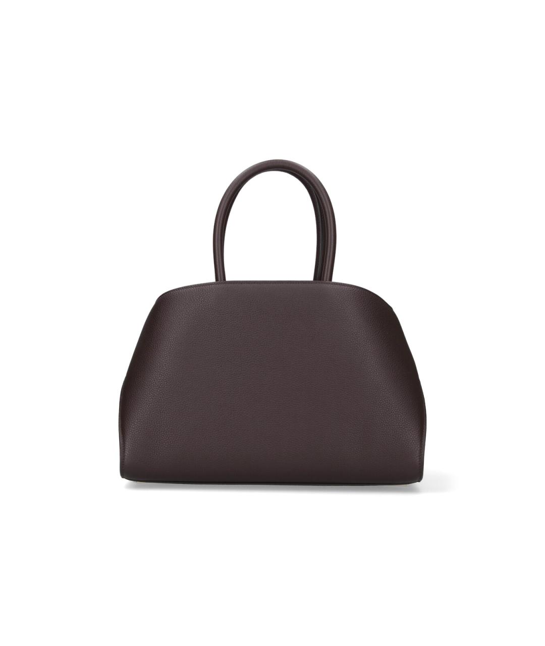 FERRAGAMO Коричневая кожаная сумка тоут, фото 3