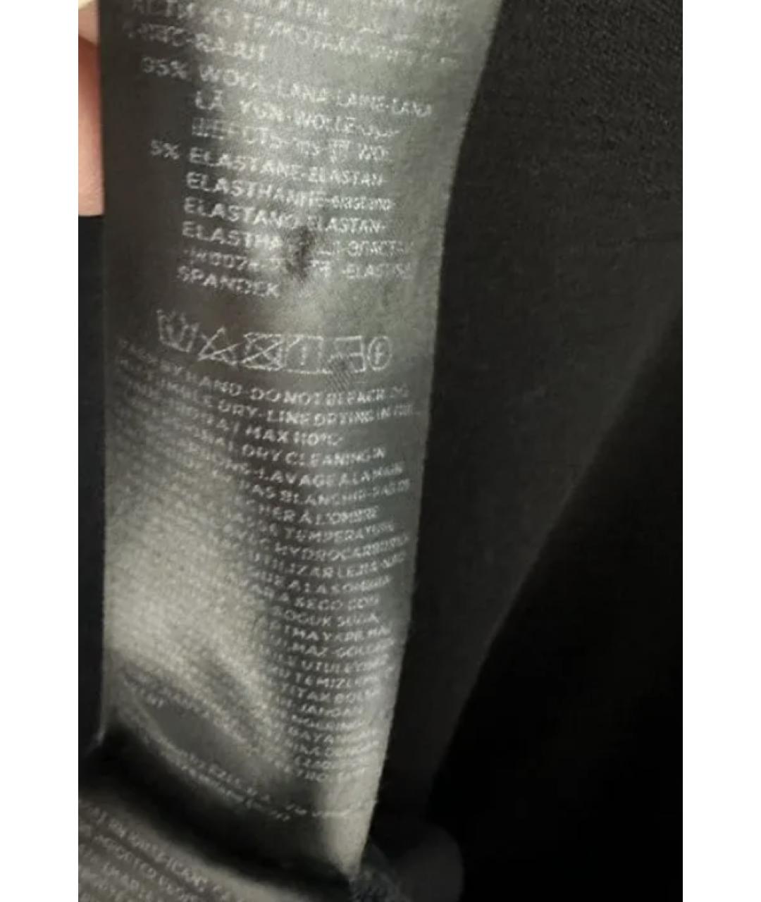 ZEGNA Черная шерстяная футболка, фото 5