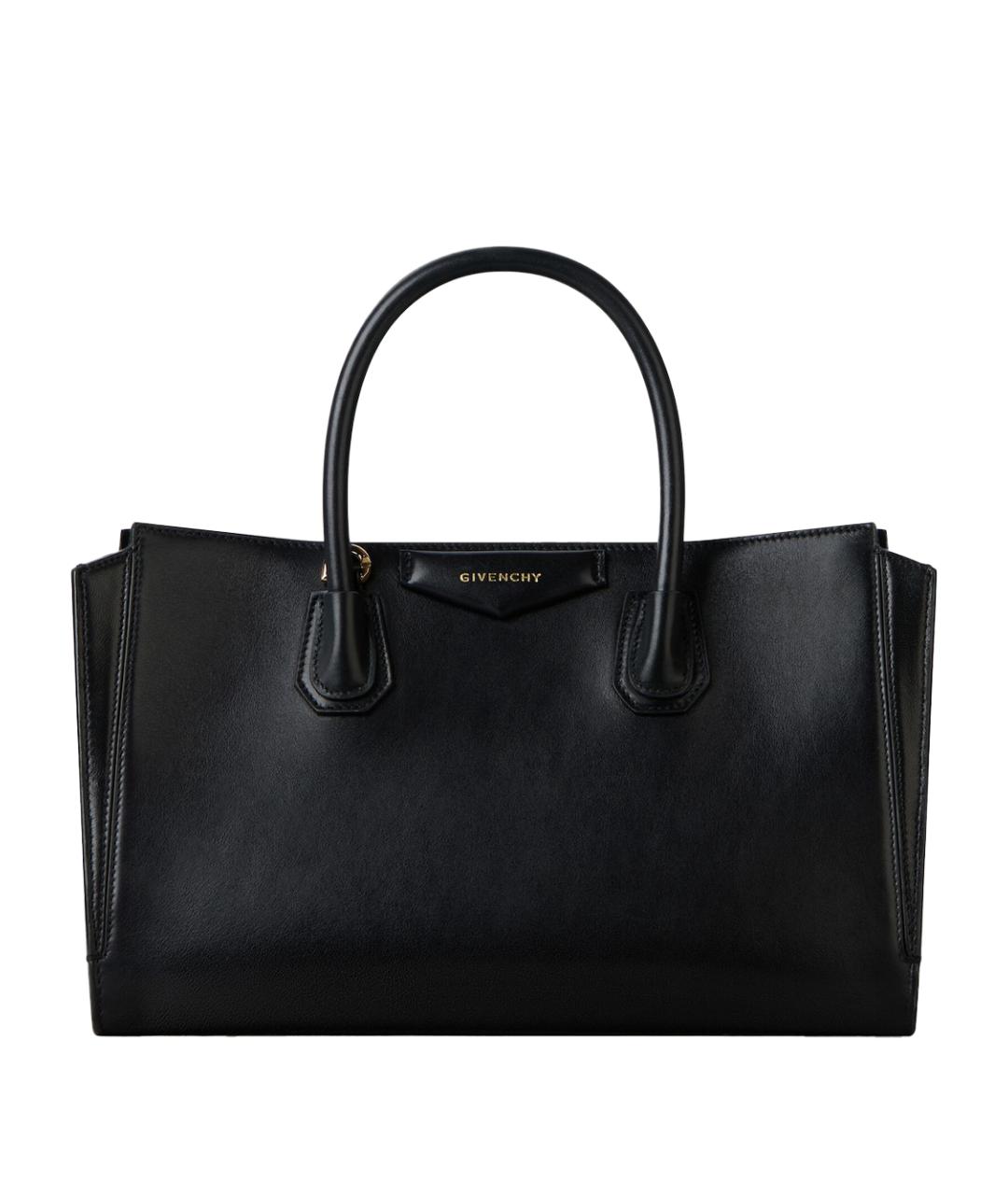 GIVENCHY Черная кожаная сумка тоут, фото 1