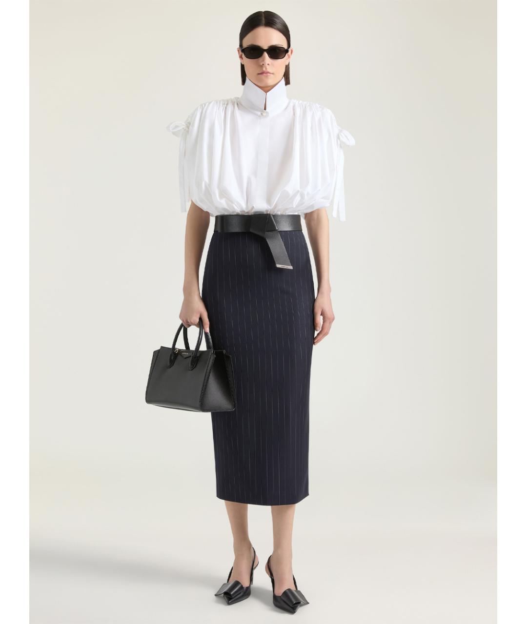 GIVENCHY Черная кожаная сумка тоут, фото 2