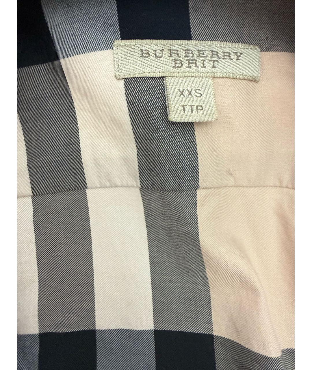BURBERRY Бежевая хлопковая рубашка, фото 2