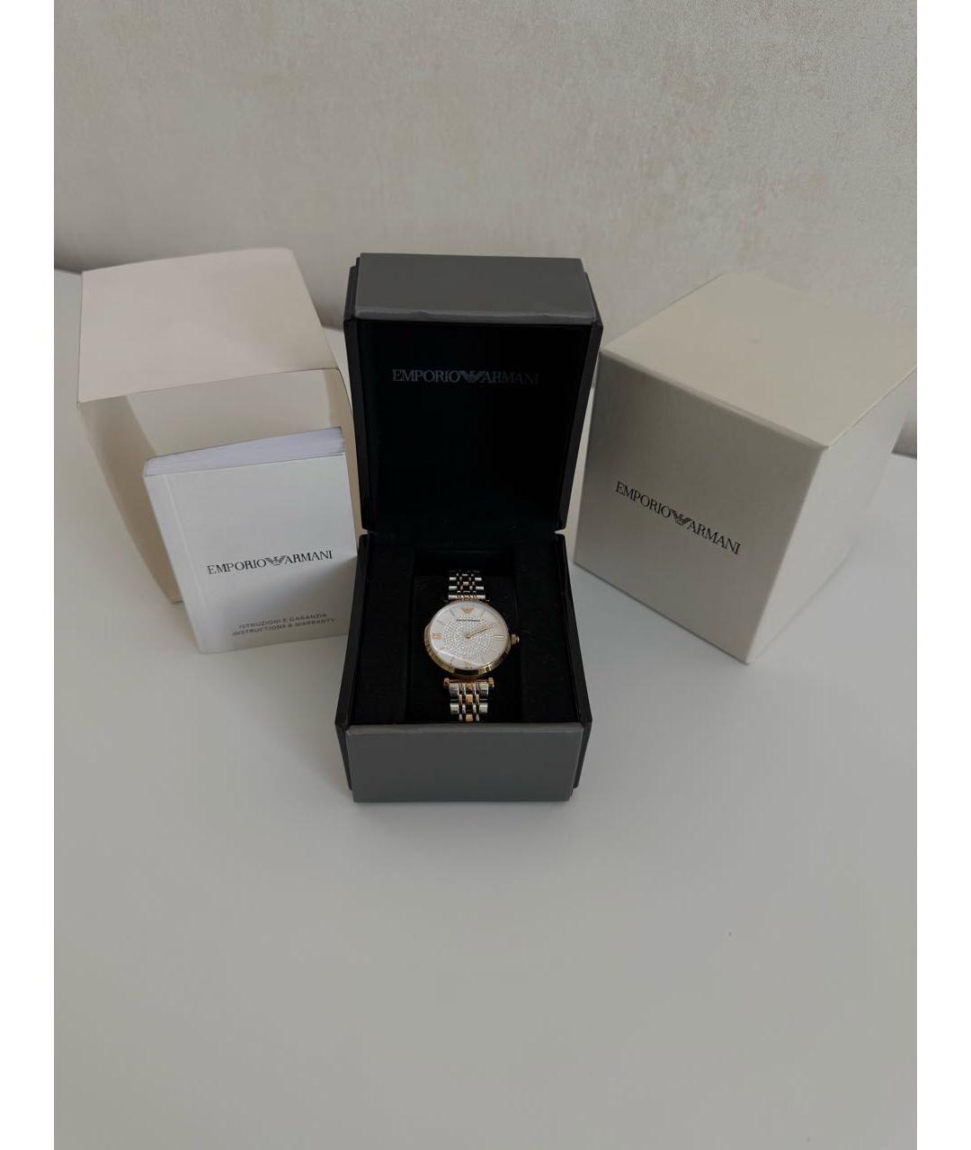 EMPORIO ARMANI Серебряные часы, фото 2