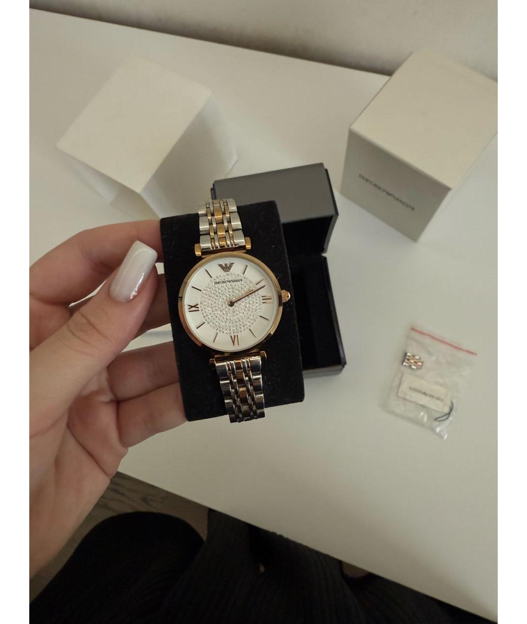 EMPORIO ARMANI Серебряные часы, фото 5