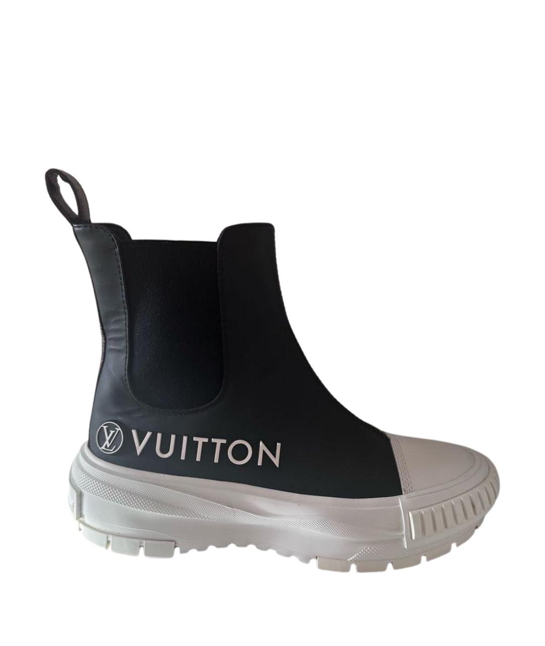 LOUIS VUITTON Черные полусапоги, фото 1