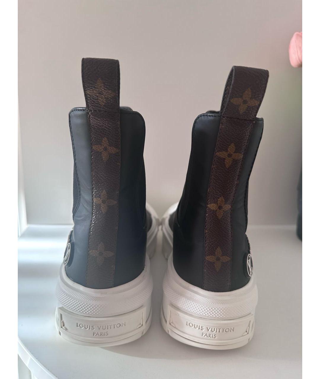 LOUIS VUITTON Черные полусапоги, фото 8