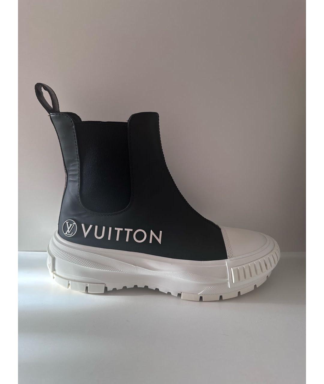 LOUIS VUITTON Черные полусапоги, фото 9