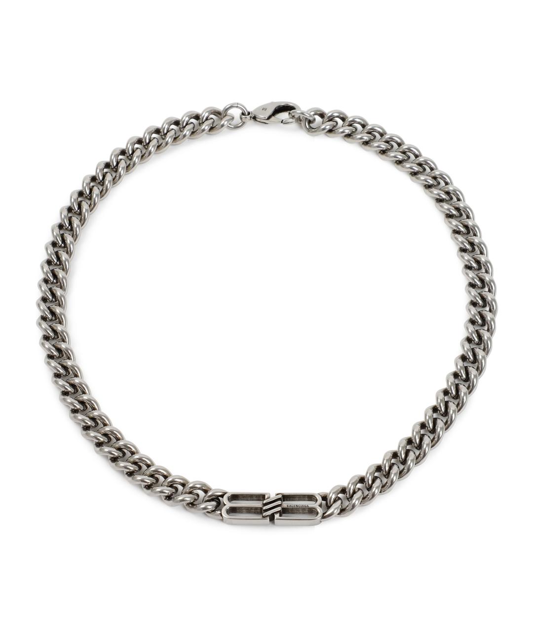 BALENCIAGA Серебряная металлическая цепочка/подвеска, фото 1