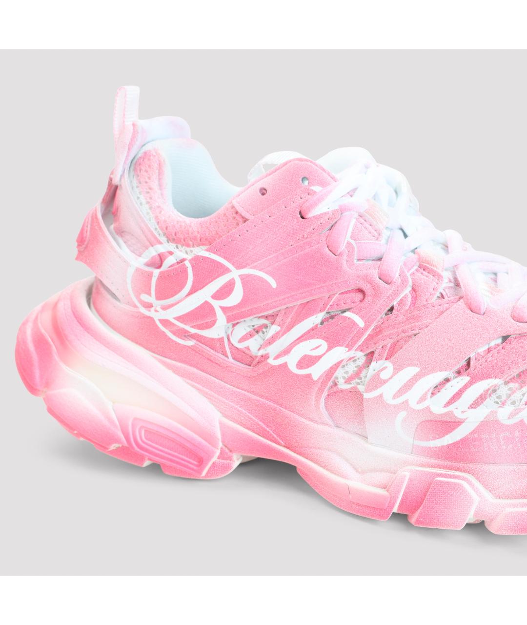 BALENCIAGA Розовые синтетические кроссовки, фото 5