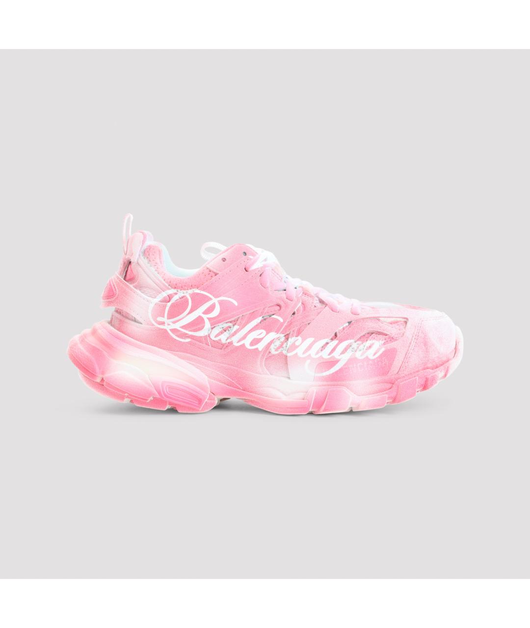 BALENCIAGA Розовые синтетические кроссовки, фото 2