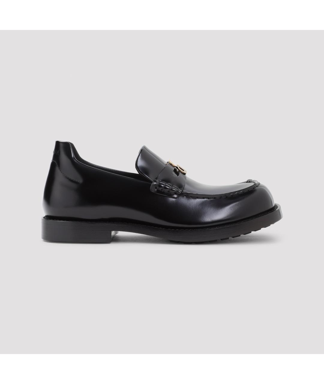 BALENCIAGA Черные кожаные лоферы, фото 2