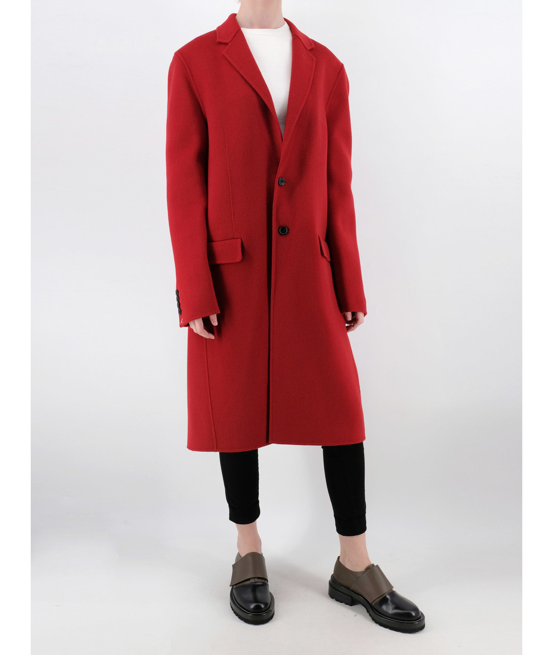 JOSEPH Красное кашемировое пальто, фото 2