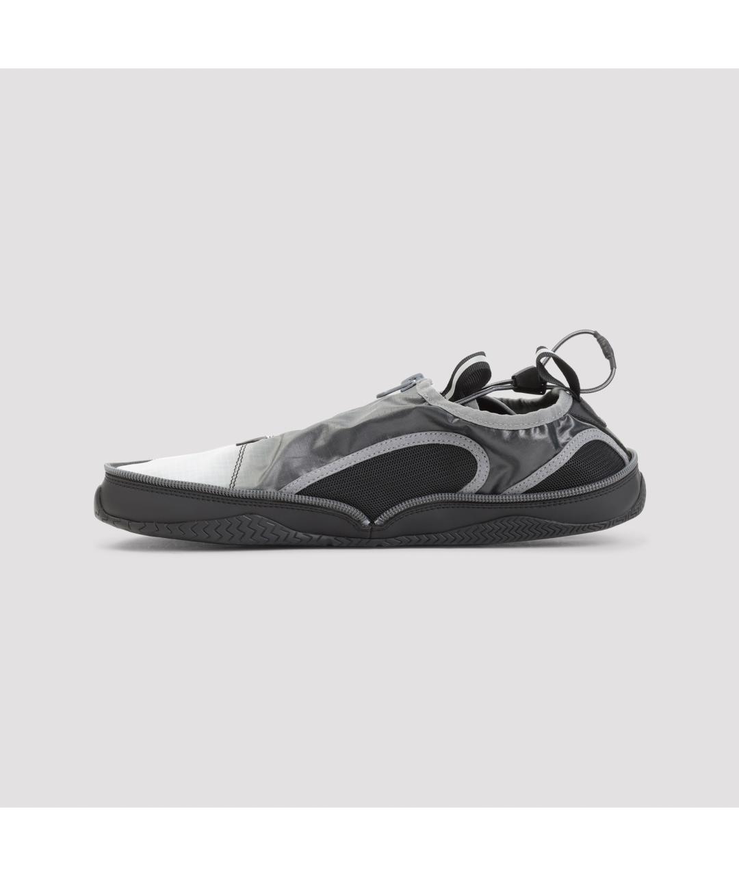 BALENCIAGA Серые текстильные низкие кроссовки / кеды, фото 4