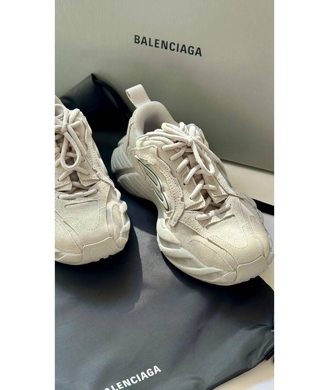 BALENCIAGA Белые кроссовки, фото 3