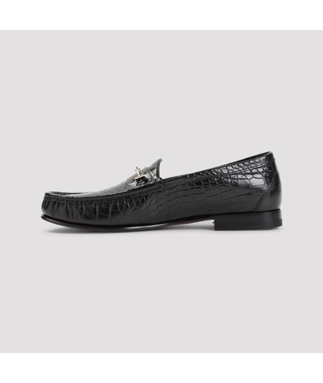 TOM FORD Черные кожаные лоферы, фото 3