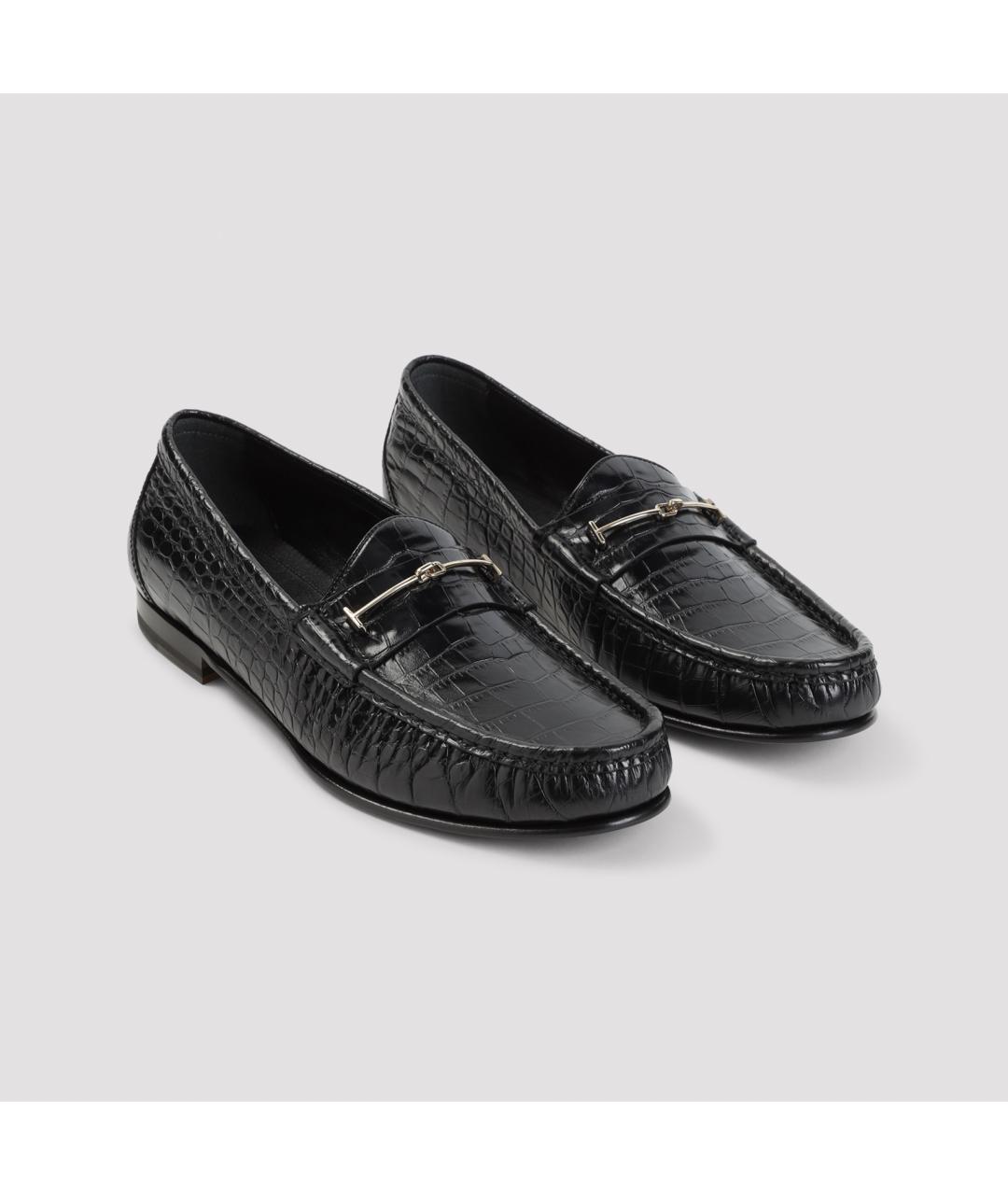 TOM FORD Черные кожаные лоферы, фото 4