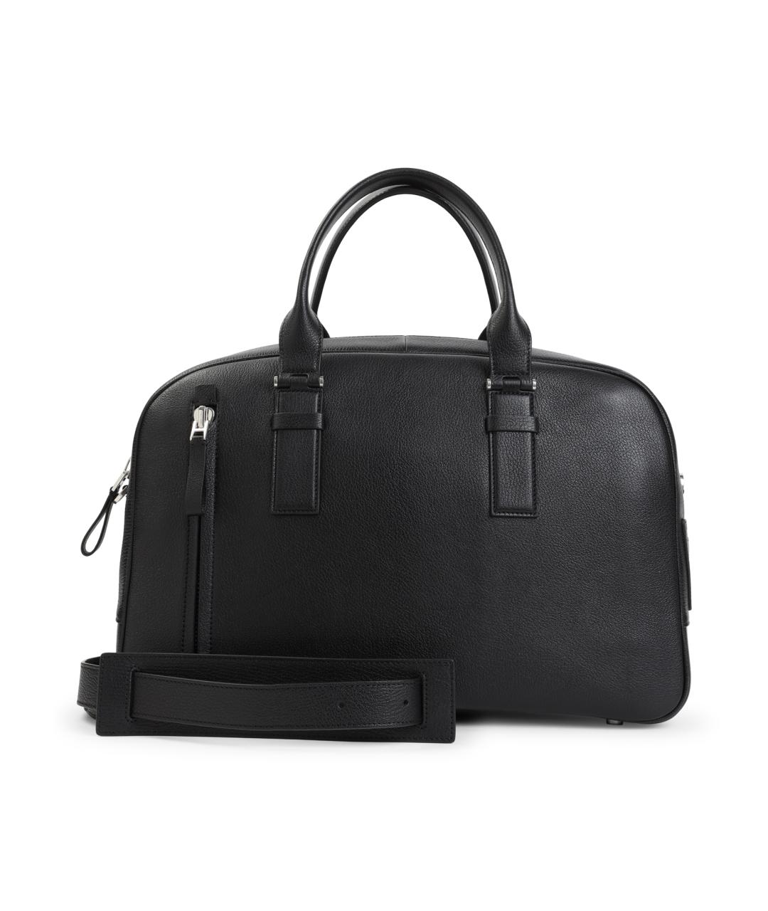 TOM FORD Черный кожаный портфель, фото 1