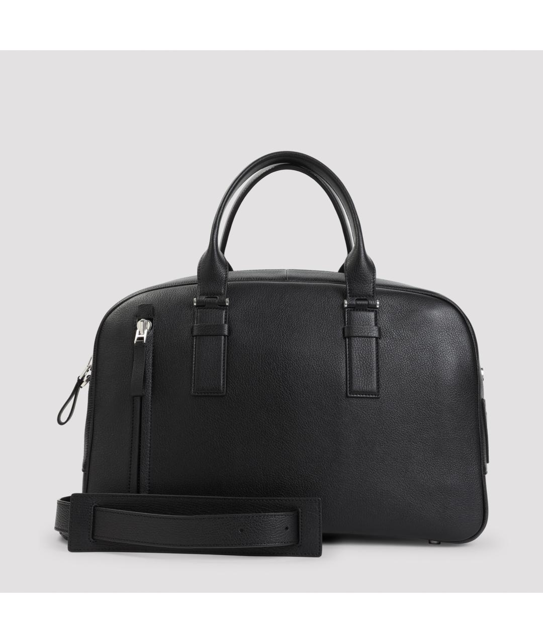 TOM FORD Черный кожаный портфель, фото 2