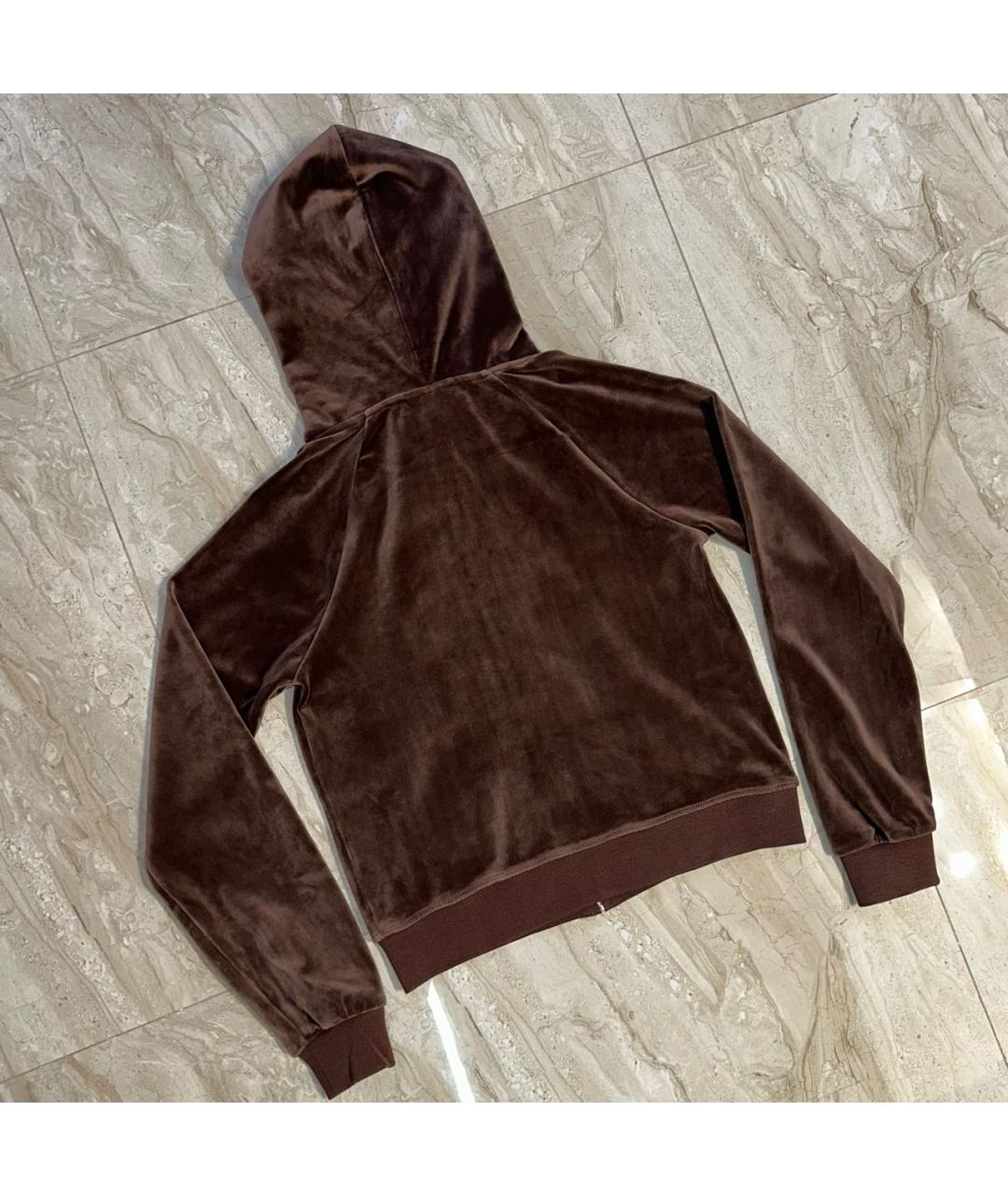JUICY COUTURE Коричневый велюровый спортивные костюмы, фото 3